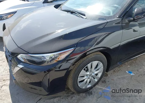 2025 Nissan Sentra S из США, поврежденный, VIN 3N1AB8BV2SY320745